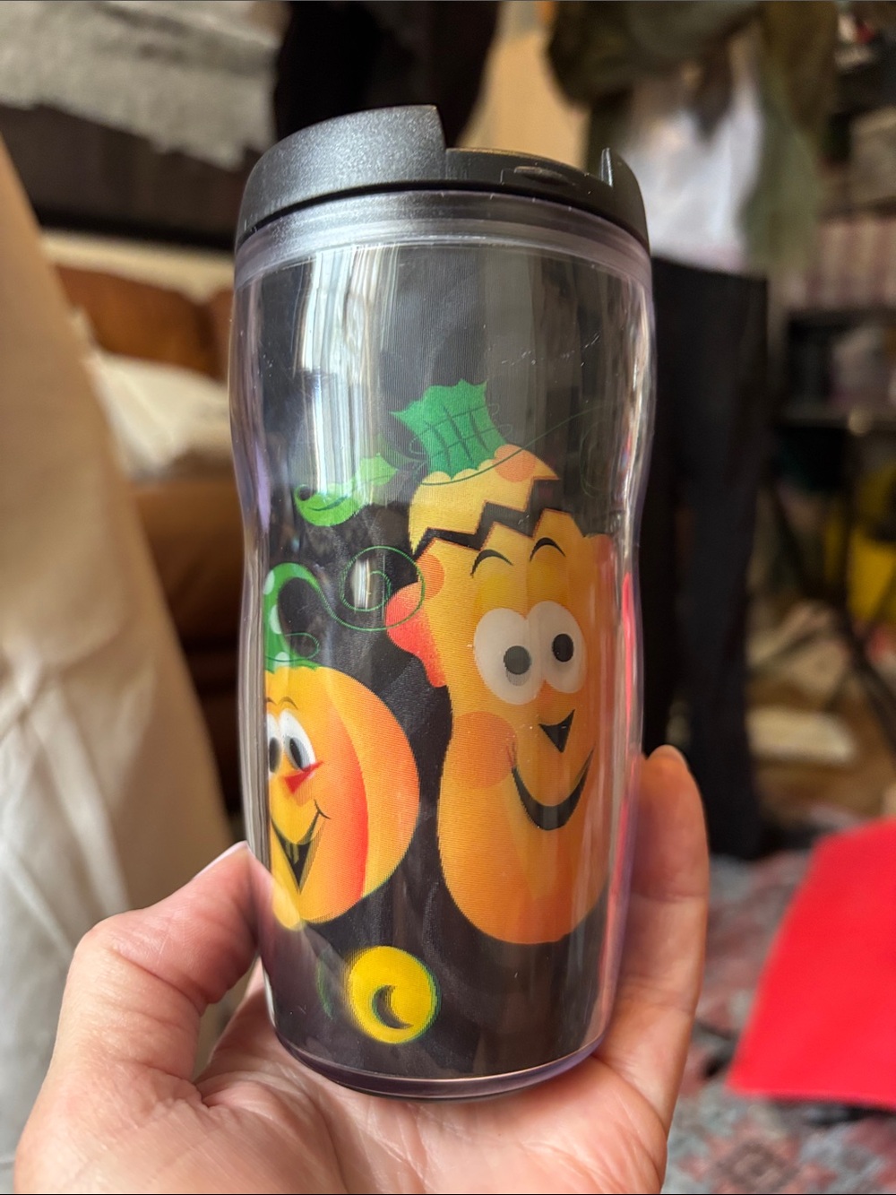 Starbucks Kids Pumpkin Travel Tumbler - rare